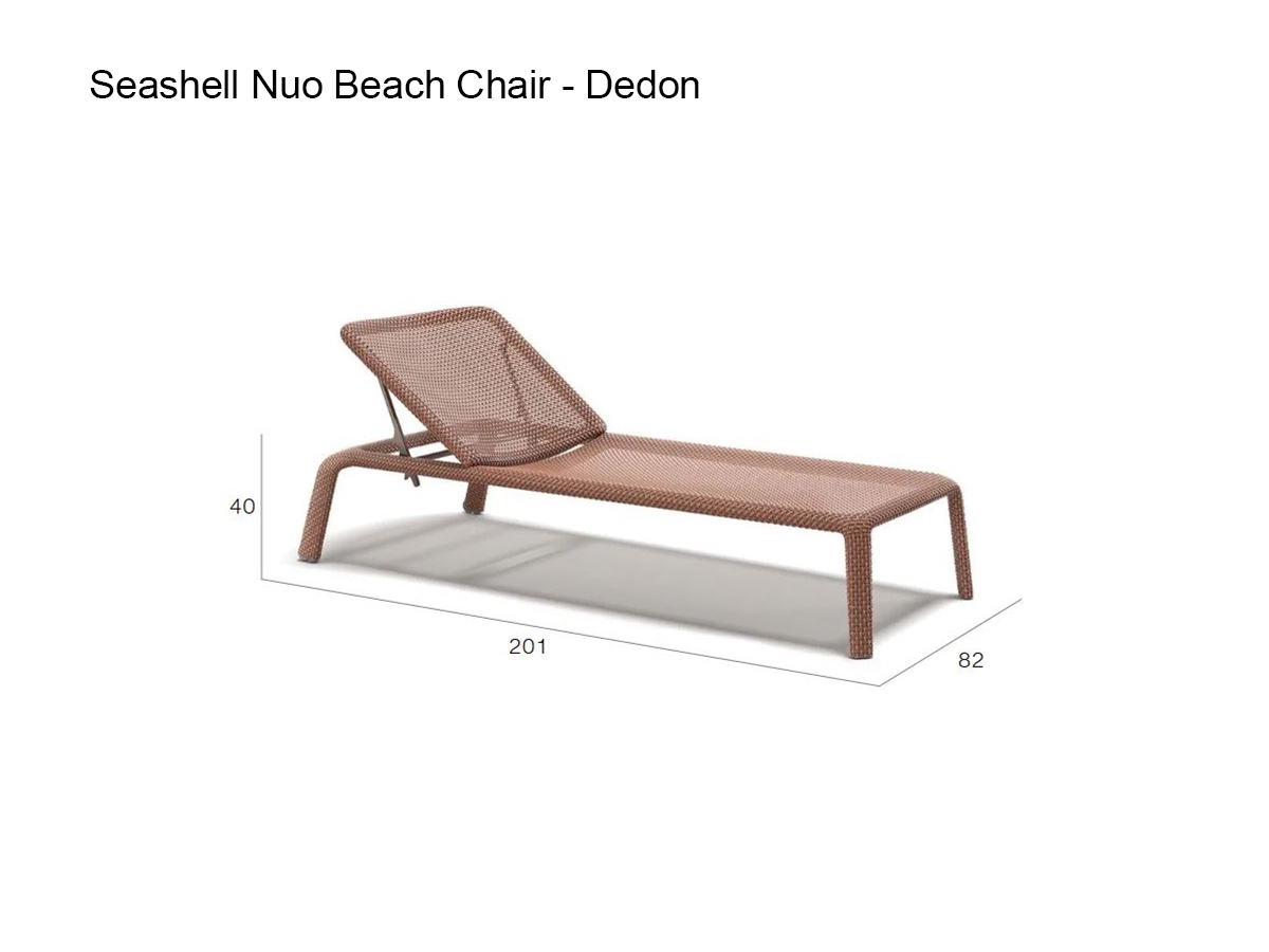 Dedon Seashell Nuo Beach Chair