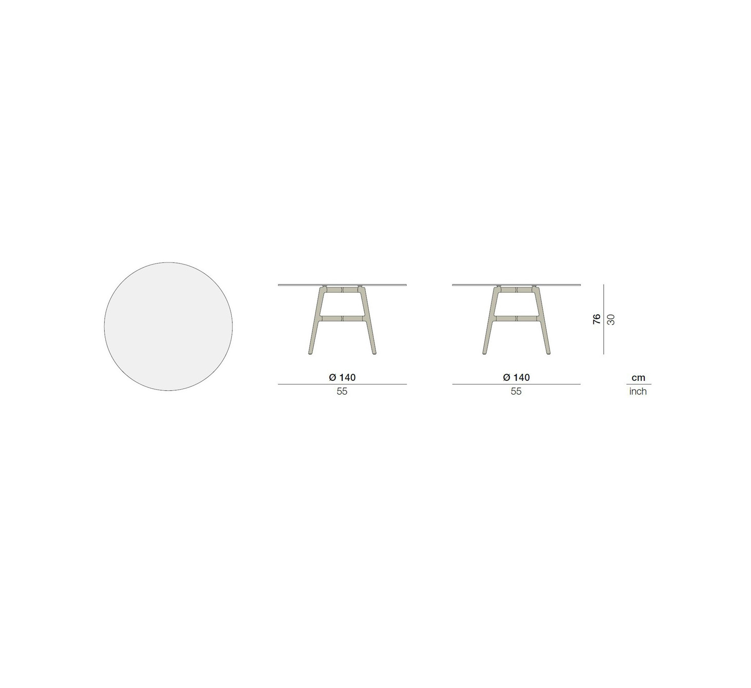Dedon Seax Outdoor Round Table