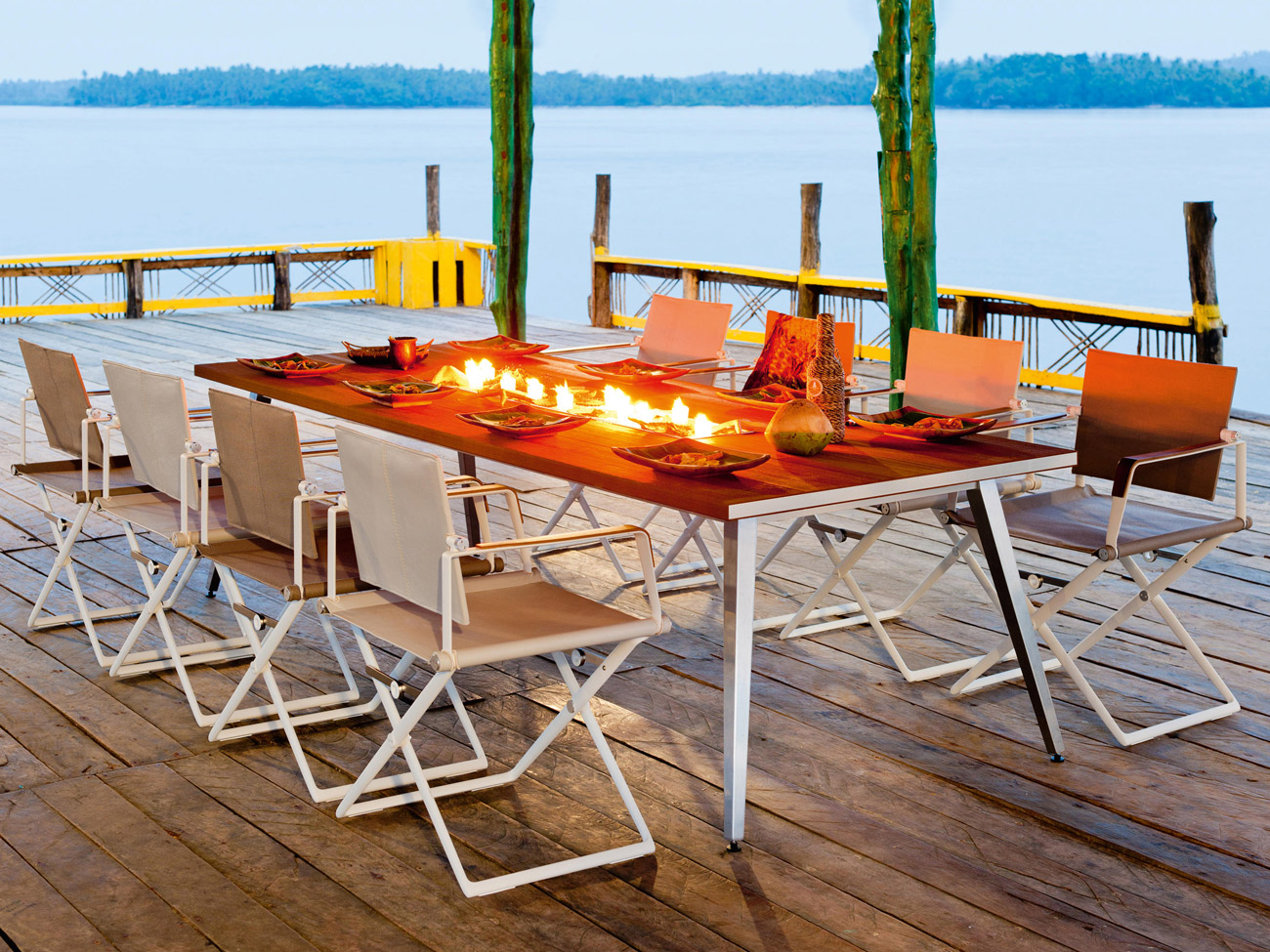 Dedon Seax Armchair Plywood Armrest Blacksail Shade