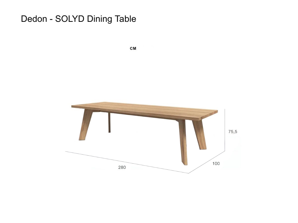 Dedon Solyd Dining Table