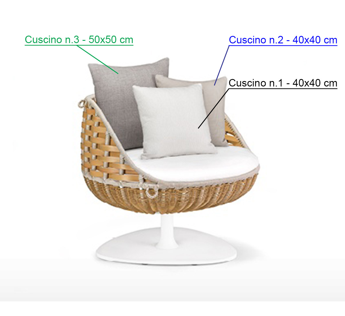 Dedon Swingrest Armchair Club