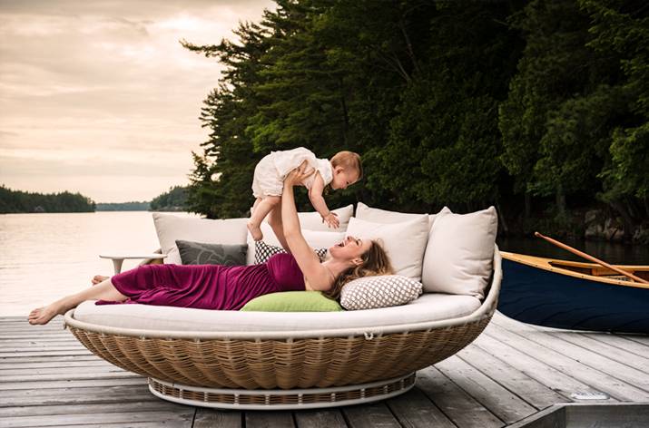 Dedon Swingrest Standing Lounger