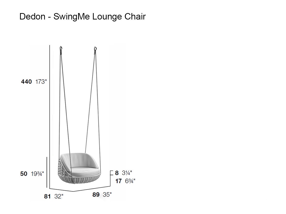 Dedon Swingrest Swingme Lounge Chair