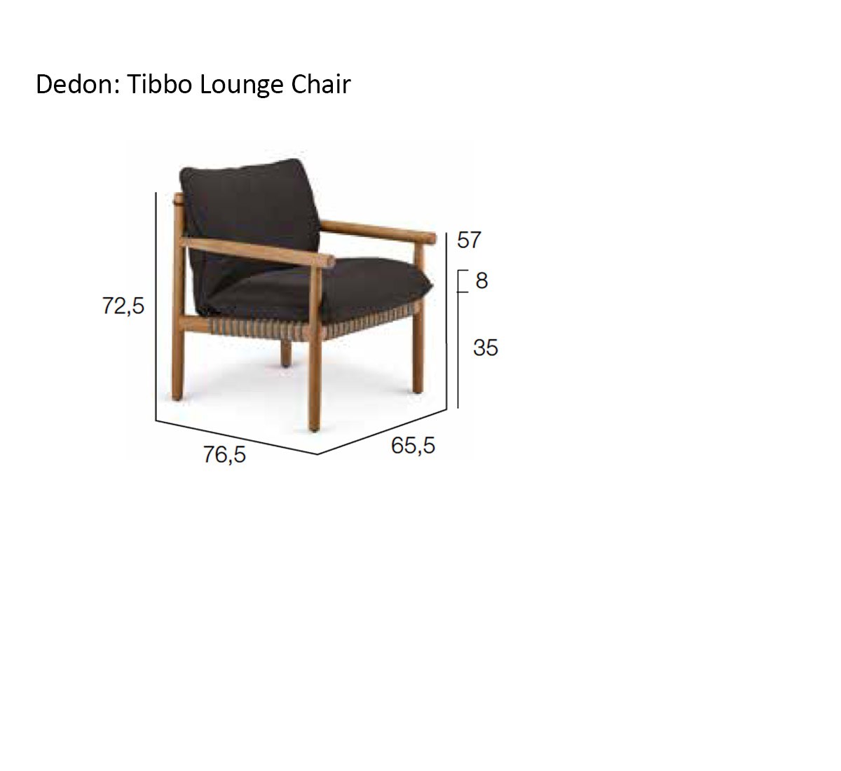 Dedon Tibbo Lounge Chair