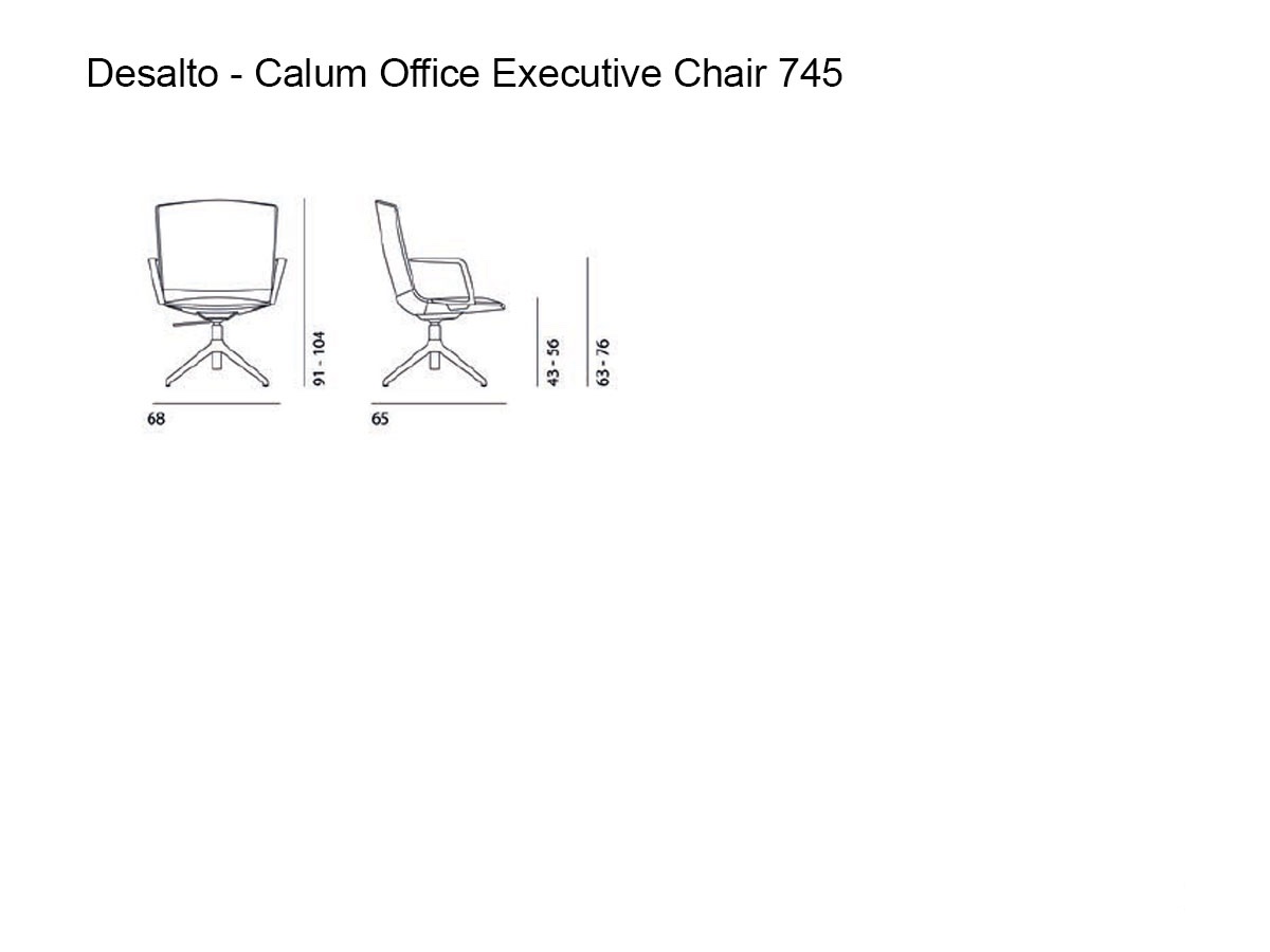 Desalto Calum Office Executive Chair 745