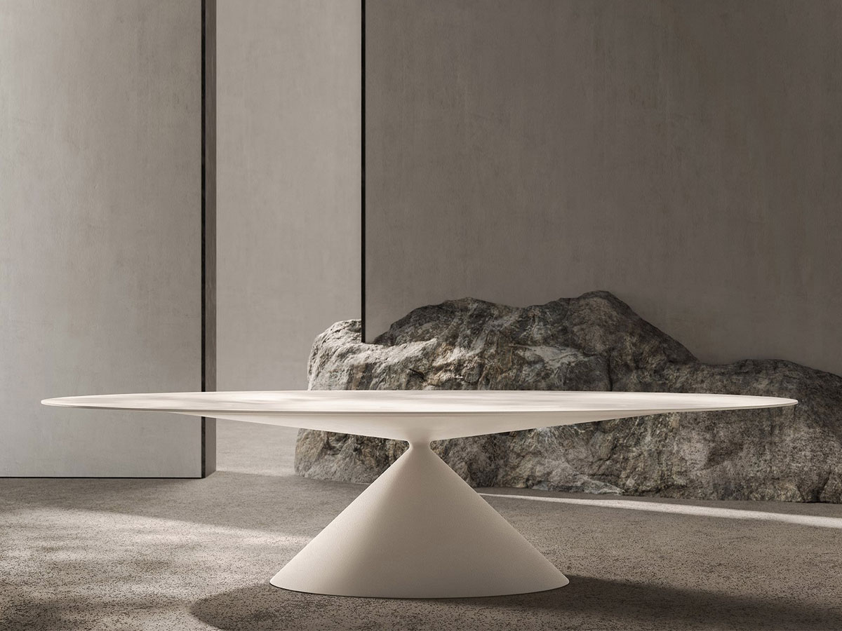 Desalto Maxi Clay Table Indoor Ceramic Top