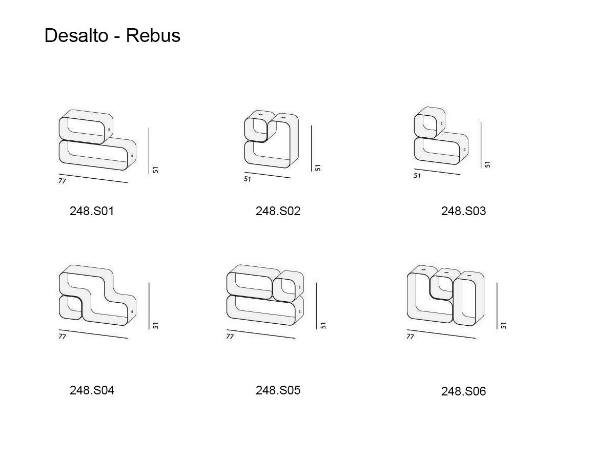 Desalto Rebus Bookcase