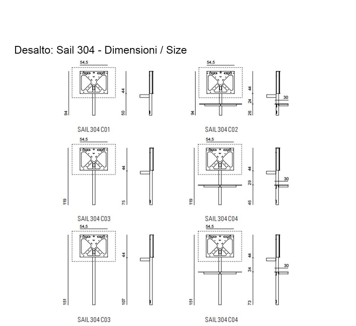 Desalto Sail 304 System Tv