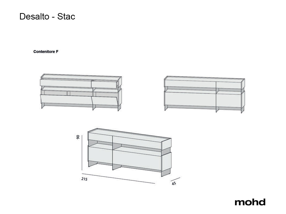 Desalto Stac Sideboard F