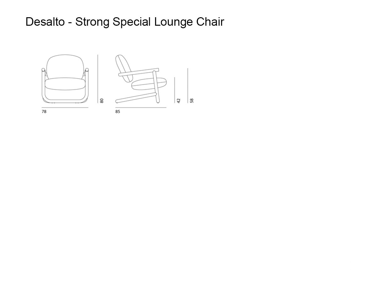 Desalto Strong Special Lounge Chair