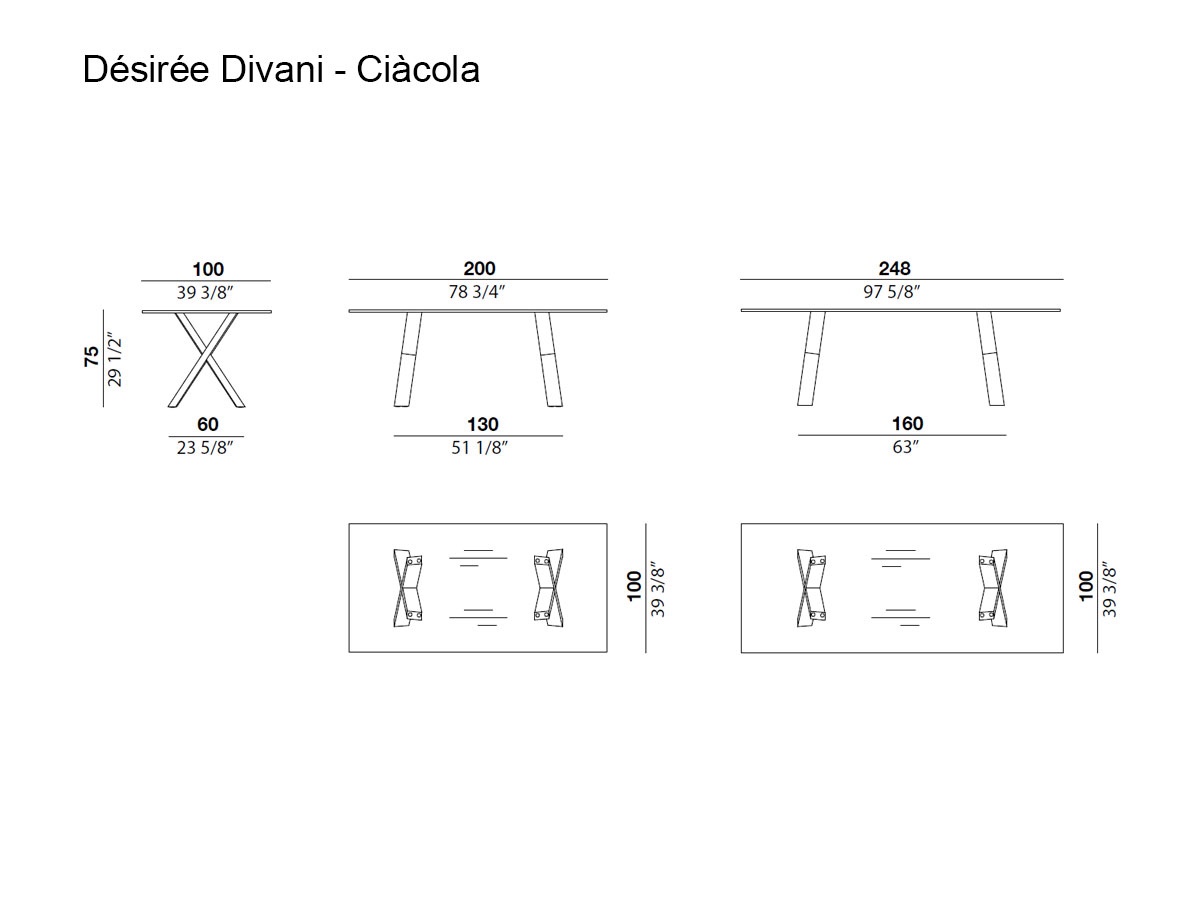 Désirée Divani Ciacola Table