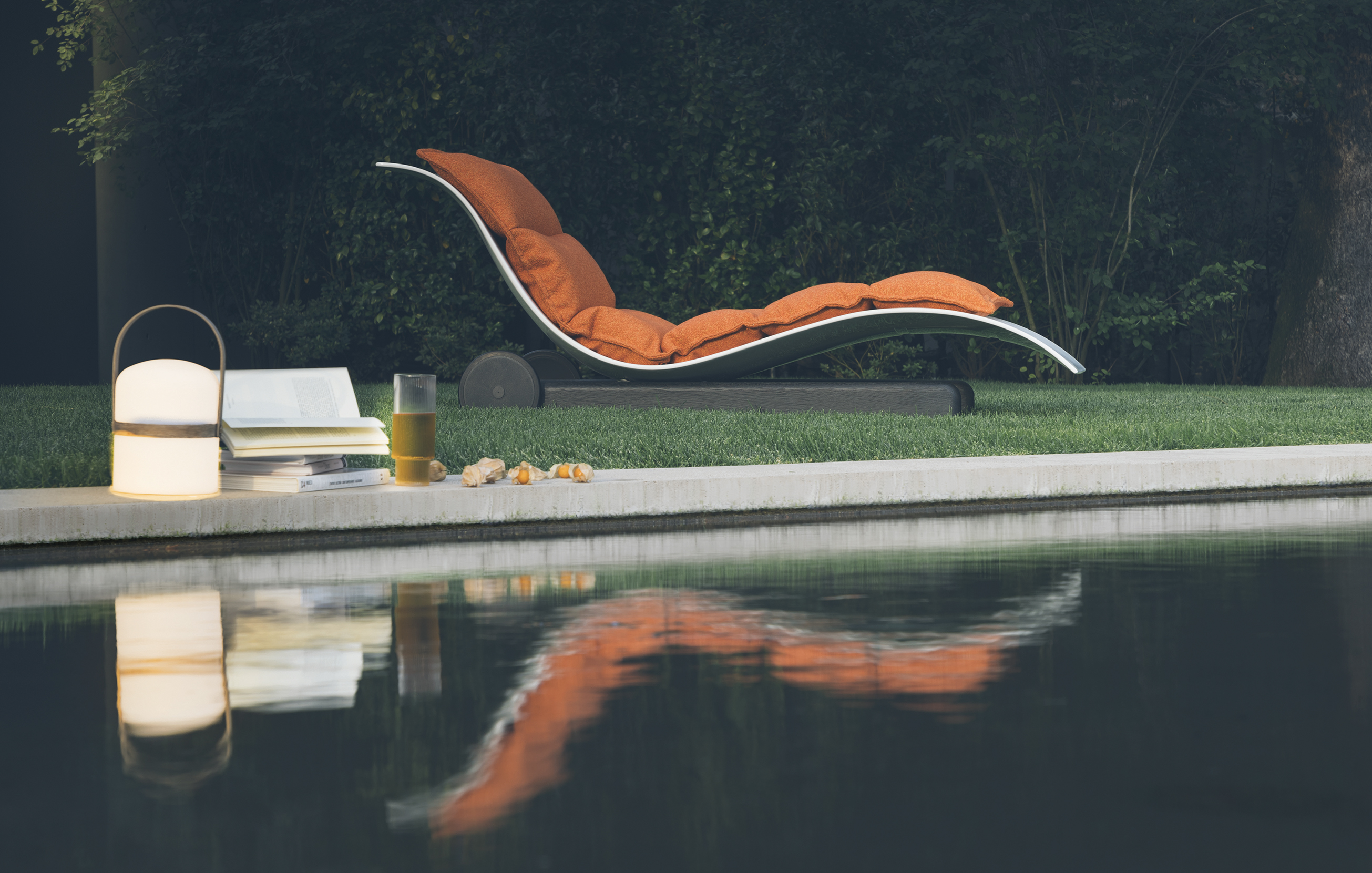 Désirée Divani Eli Fly Outdoor Chaise Longue