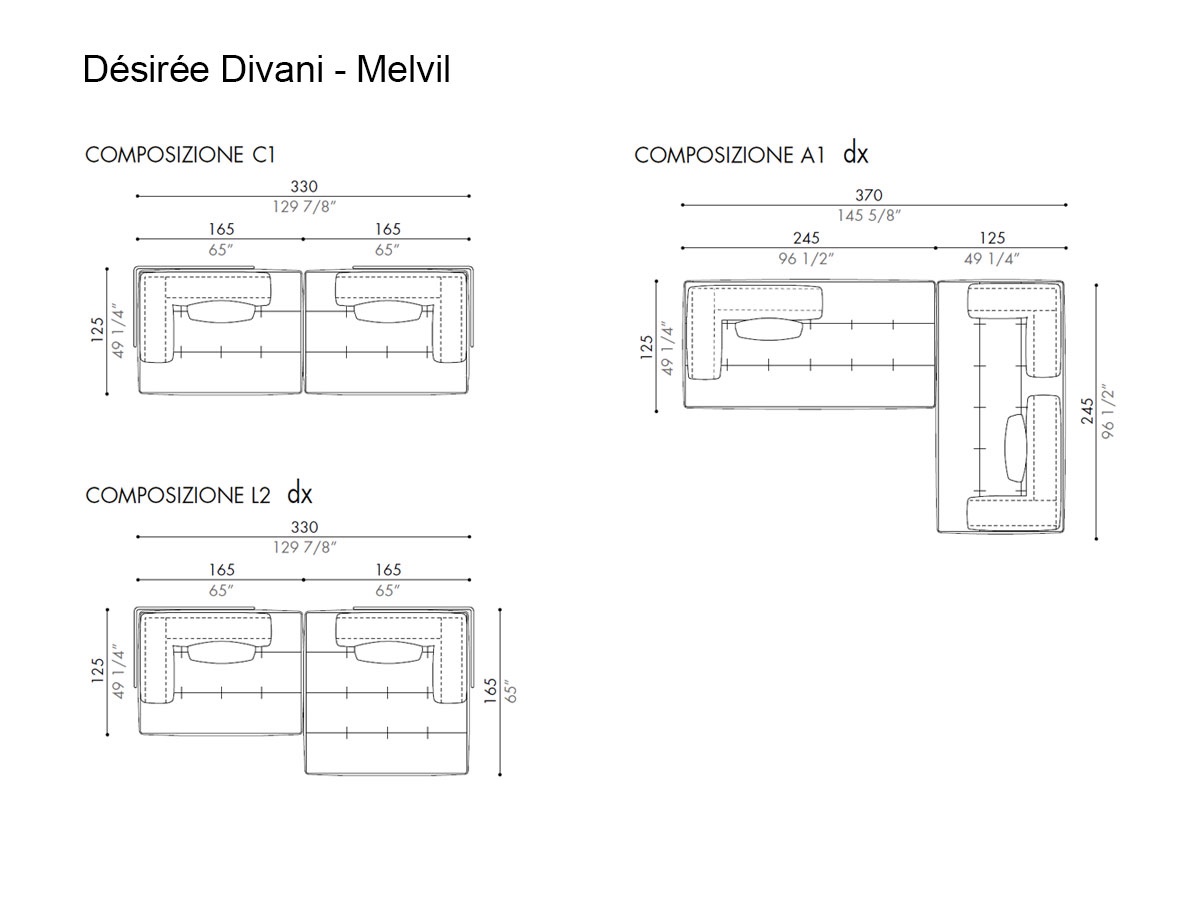 Диваны Désirée Divani Melvil
