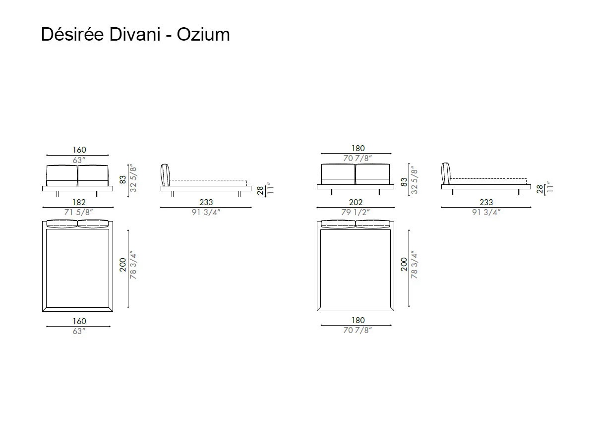 Désirée Divani Ozium Bed