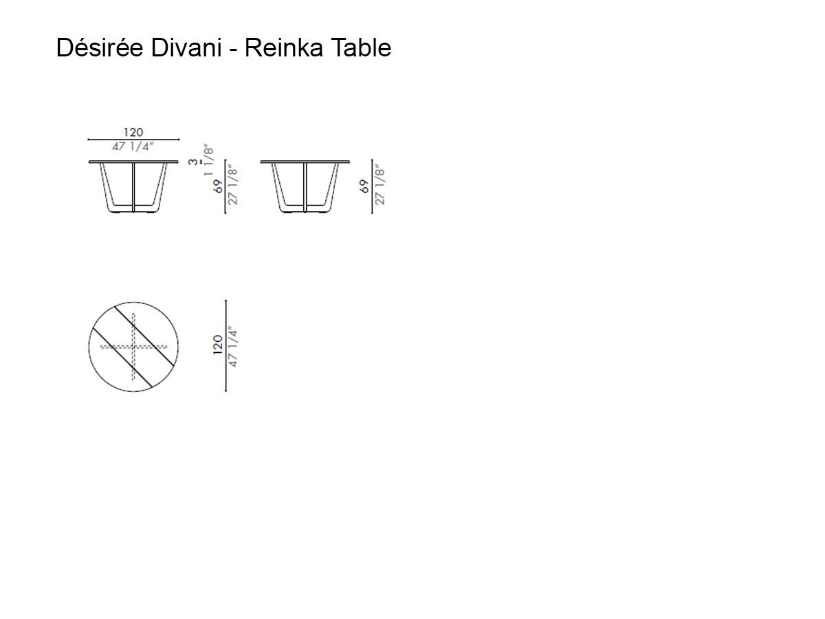 Désirée Divani Reinka Outdoor Table Low