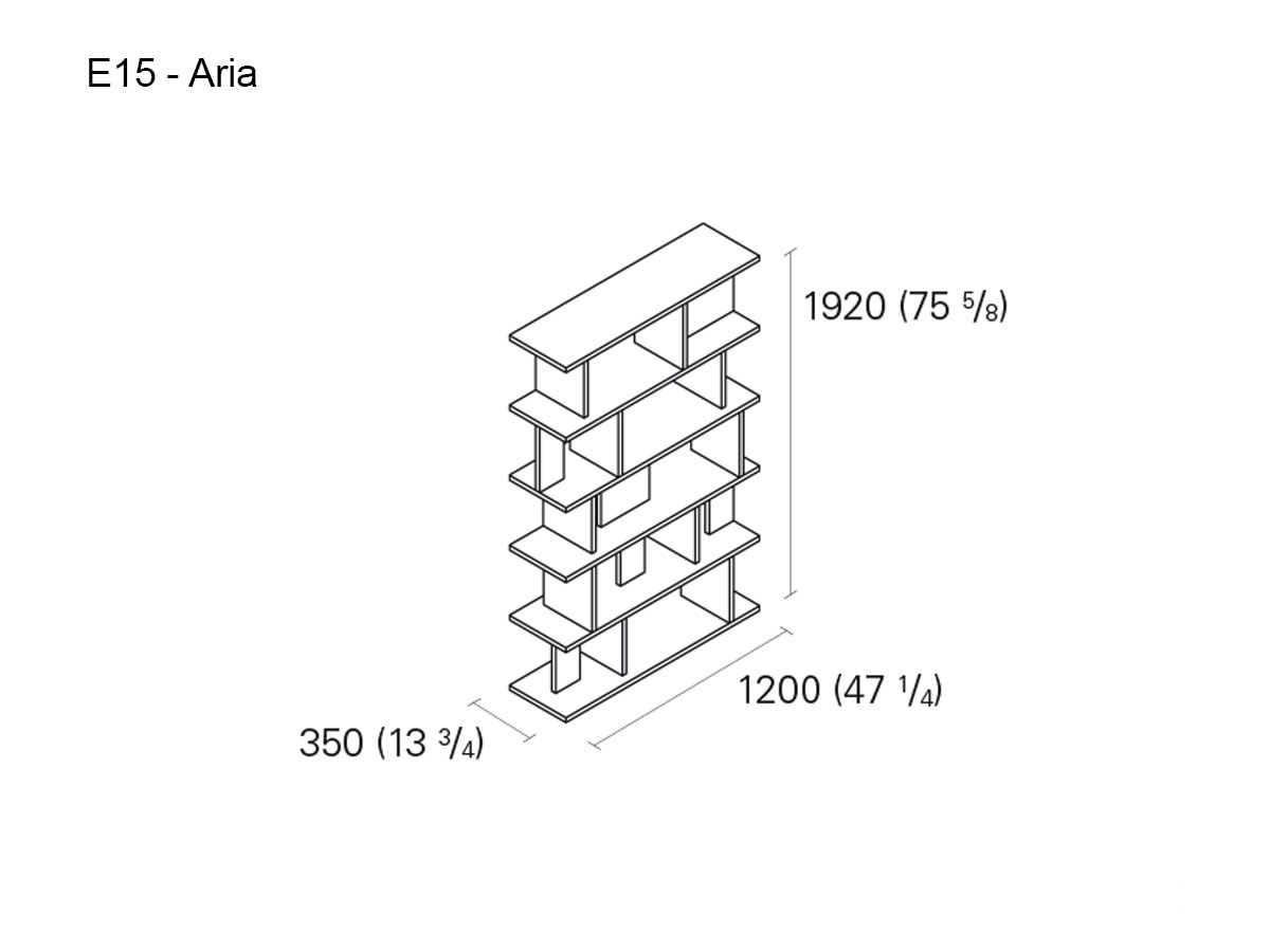 E15 Arie Bookcase