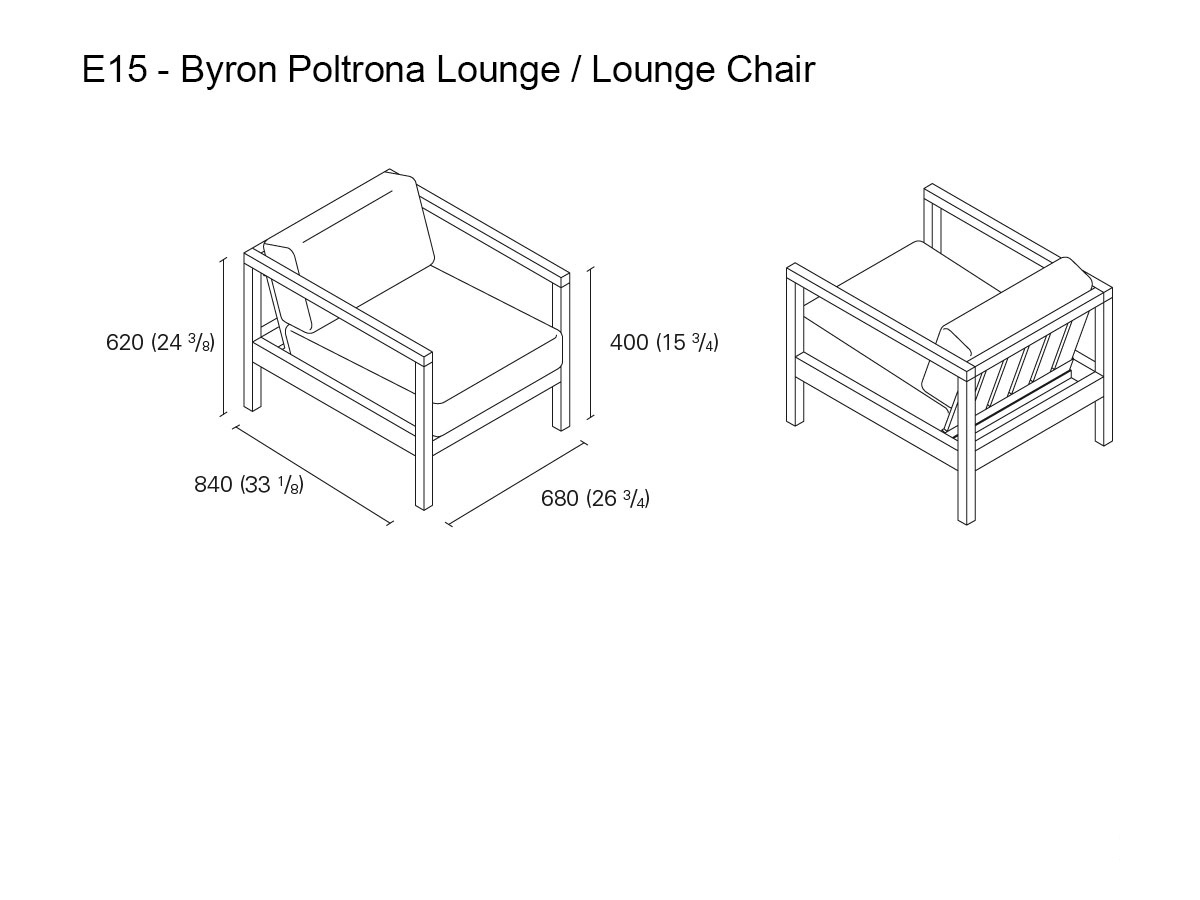 E15 Byron Lounge Chair