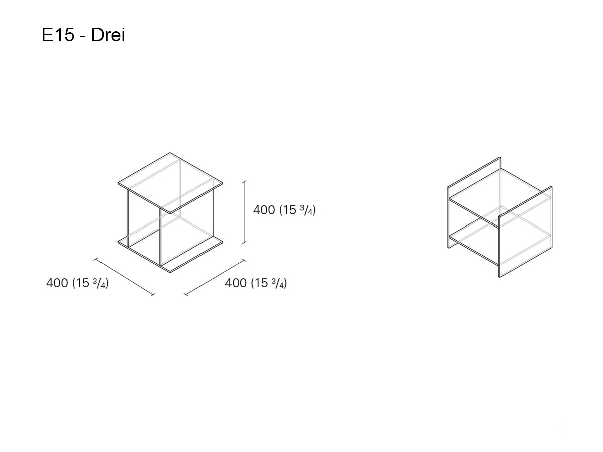 E15 Drei Side Table