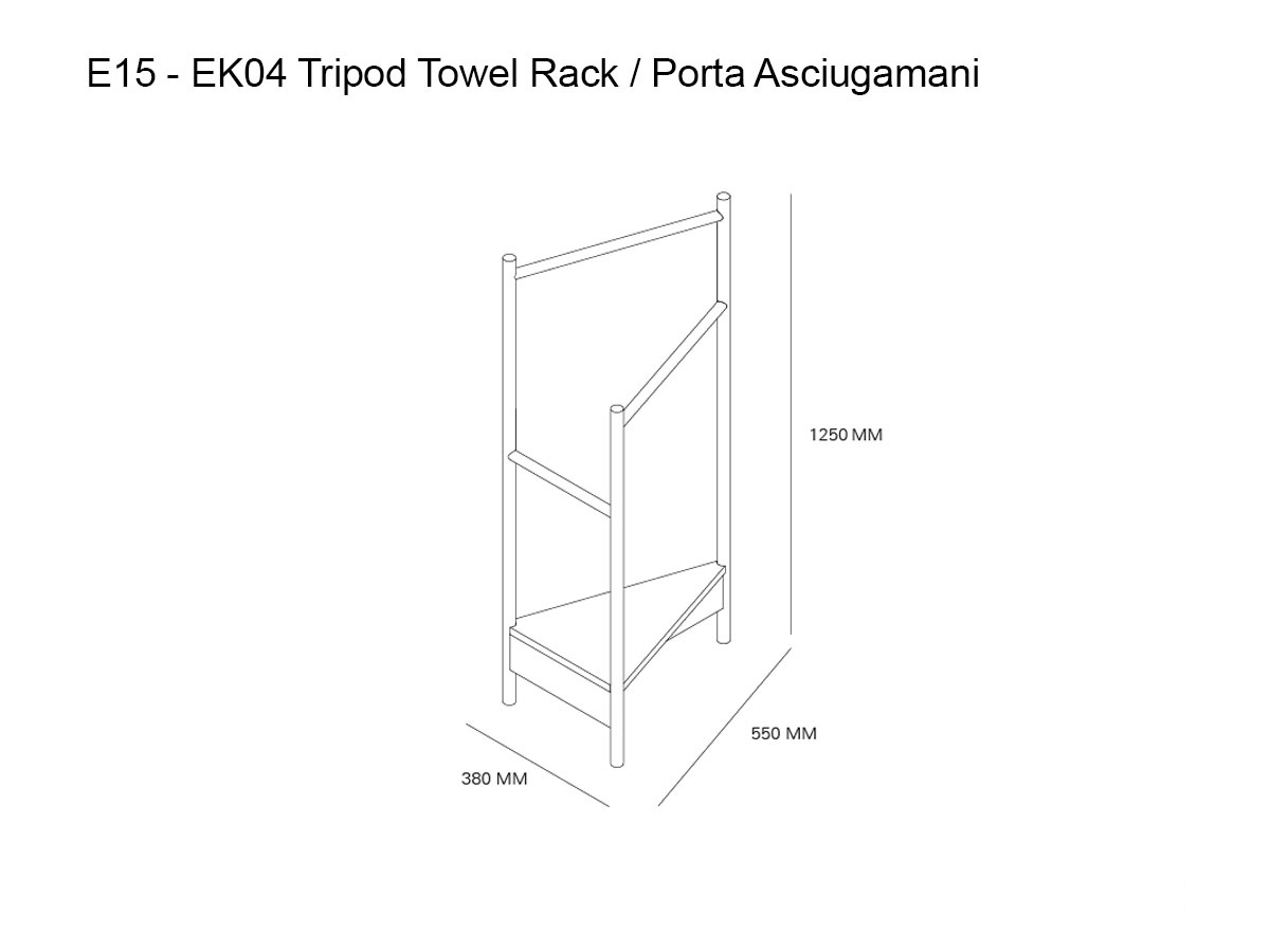 E15 Ek04 Tripod Towel Rack