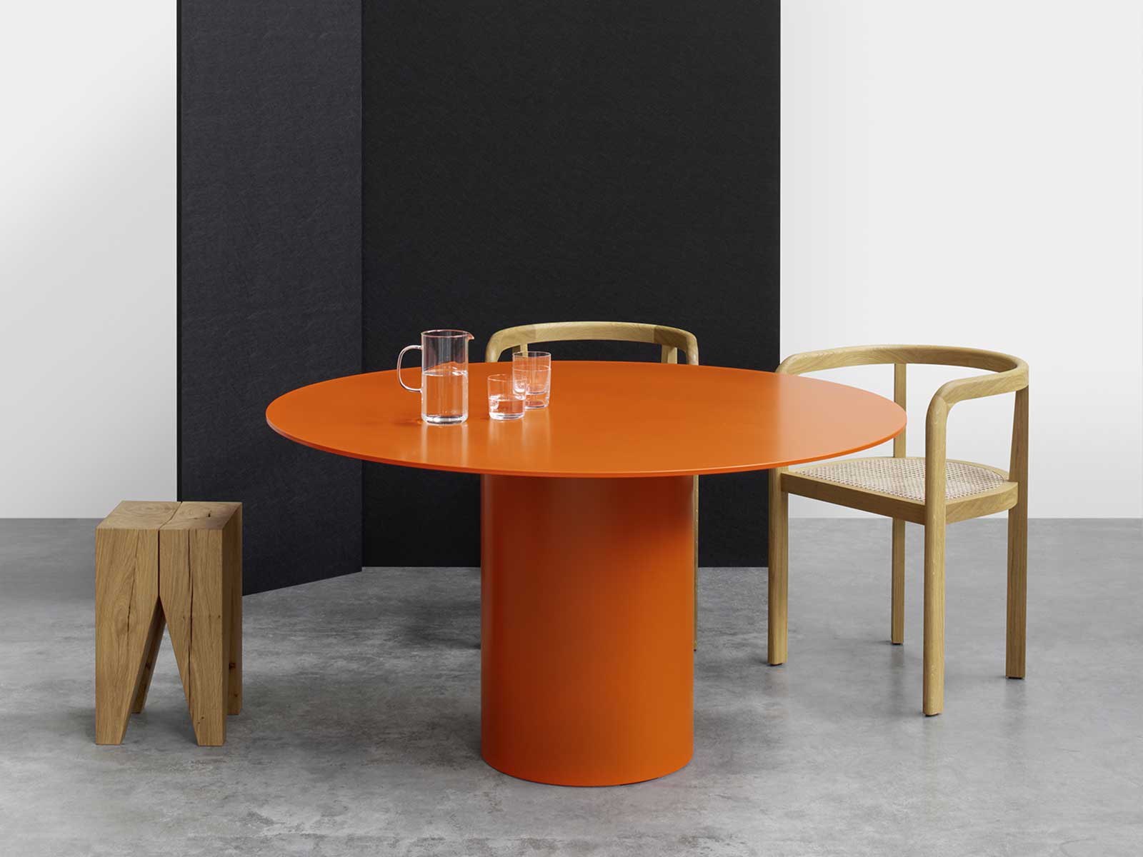 E15 Hiroki Metal Dining Table