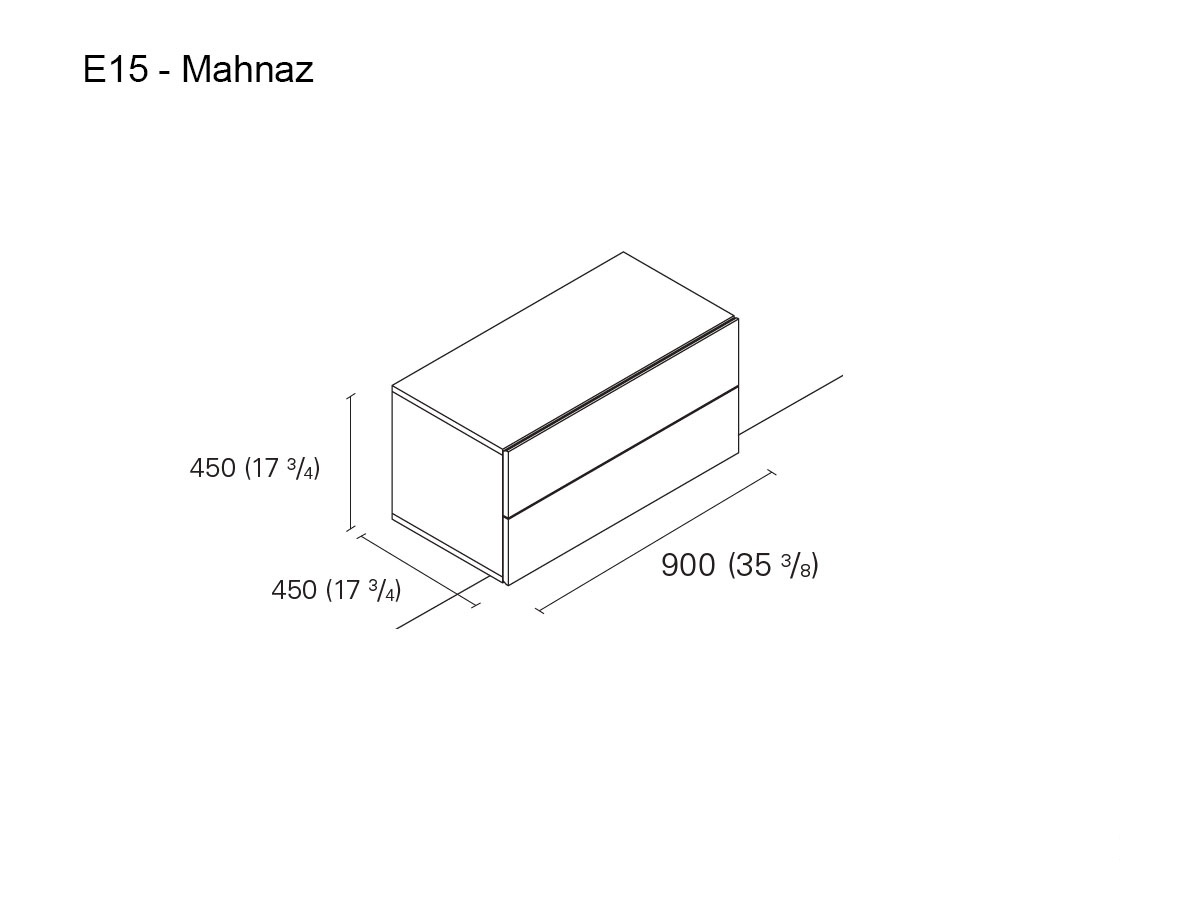 E15 Mahnaz Chest Of Drawers
