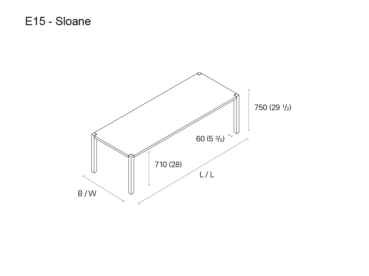 E15 Sloane Table