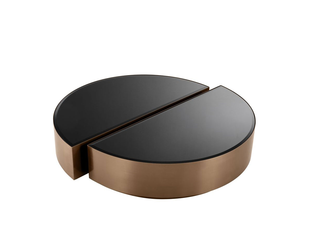 Eichholtz Astra Coffee Table Set Of 2 Brushed Copper