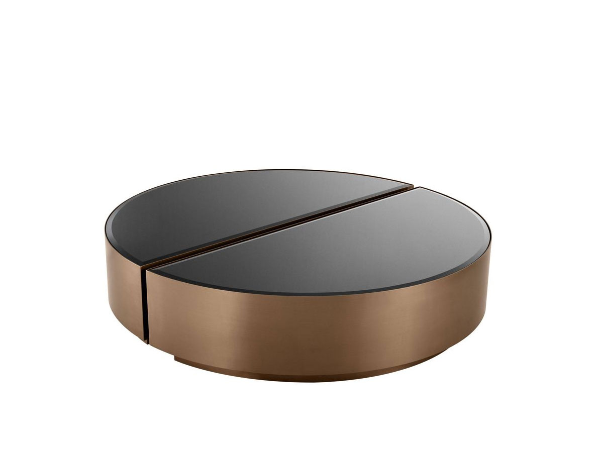 Eichholtz Astra Coffee Table Set Of 2 Brushed Copper