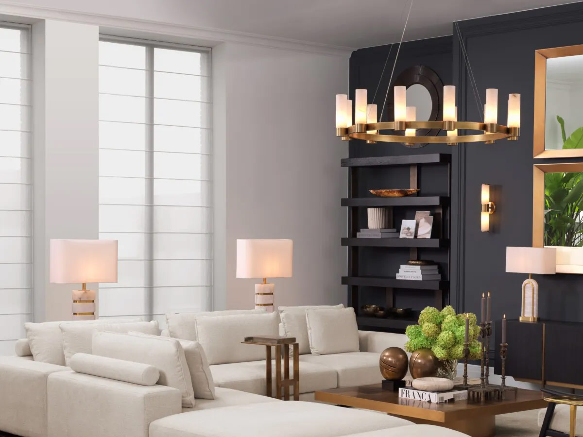 Eichholtz Chandelier Castro Suspension Lamp
