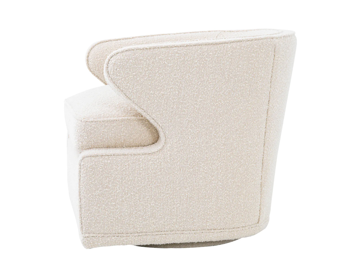 Eichholtz Dorset Swivel Armchair Boucle Cream