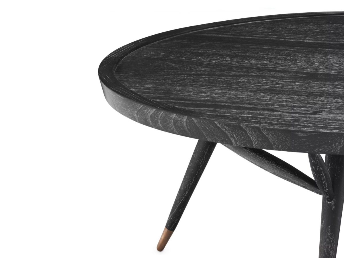 Eichholtz Phoenix Coffee Table Charcoal Grey Veneer