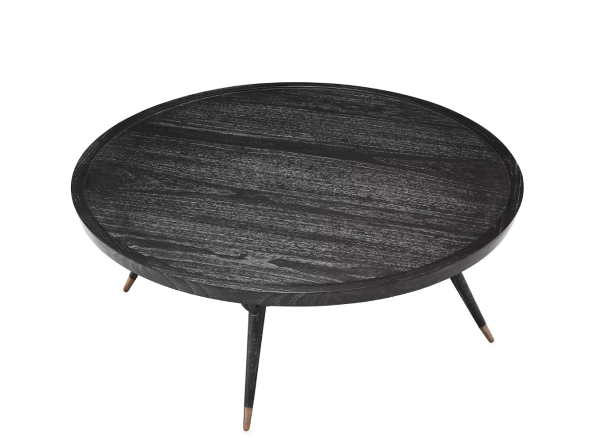 Eichholtz Phoenix Coffee Table Charcoal Grey Veneer