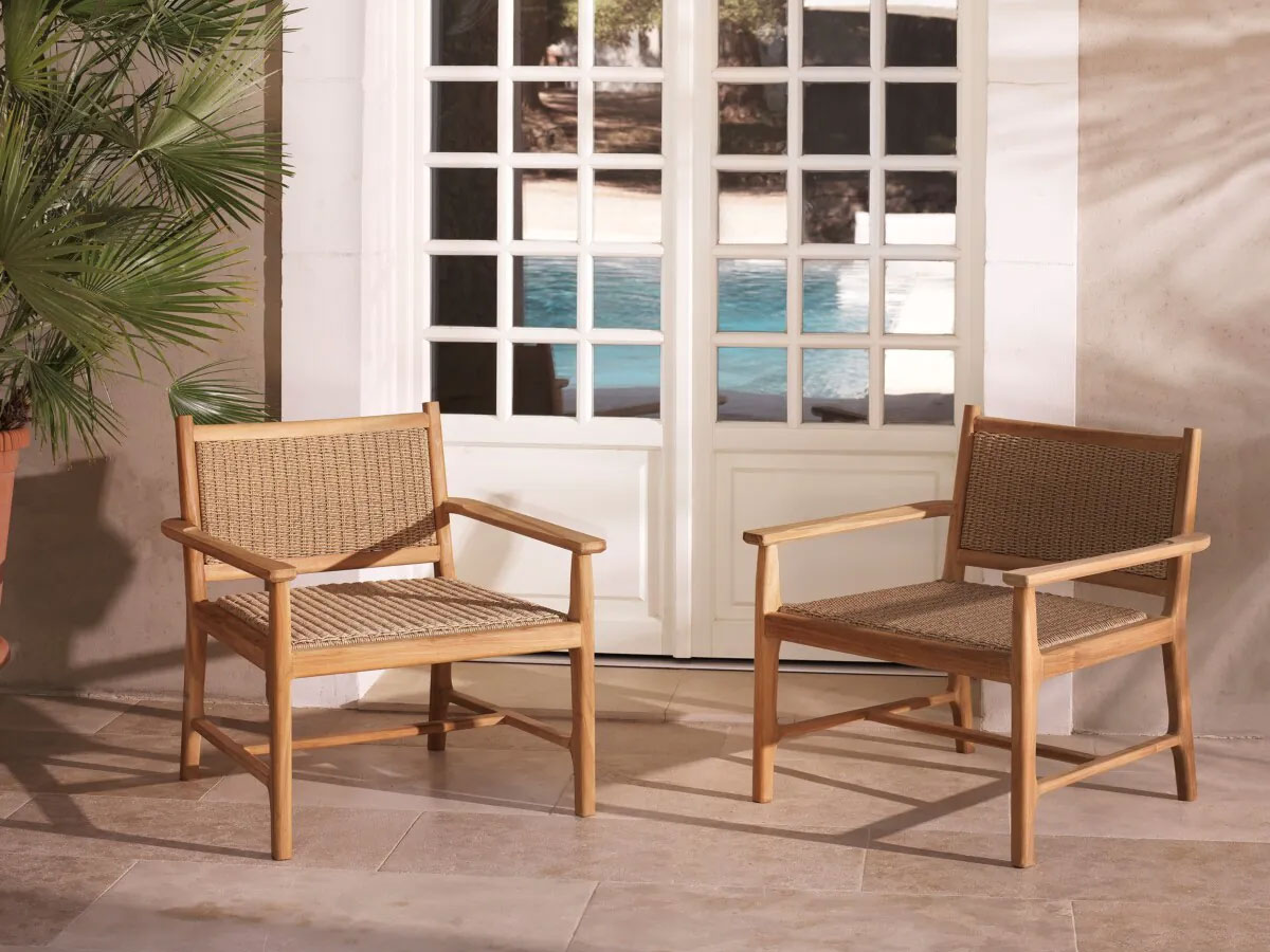 Eichholtz Pivetti Outdoor Chair 117430 Natural Teak