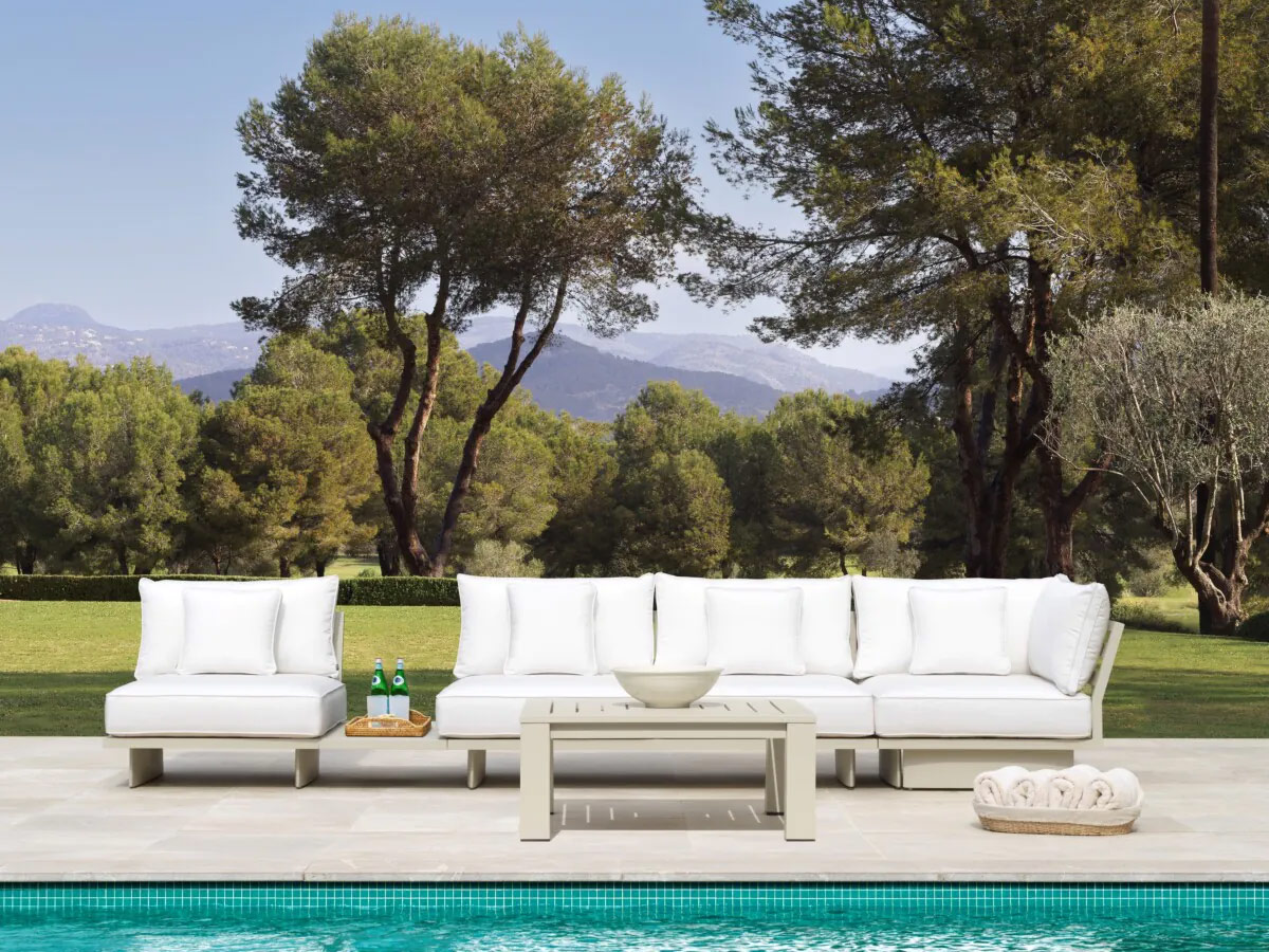 Eichholtz Royal Palm Outdoor Sofa Sand