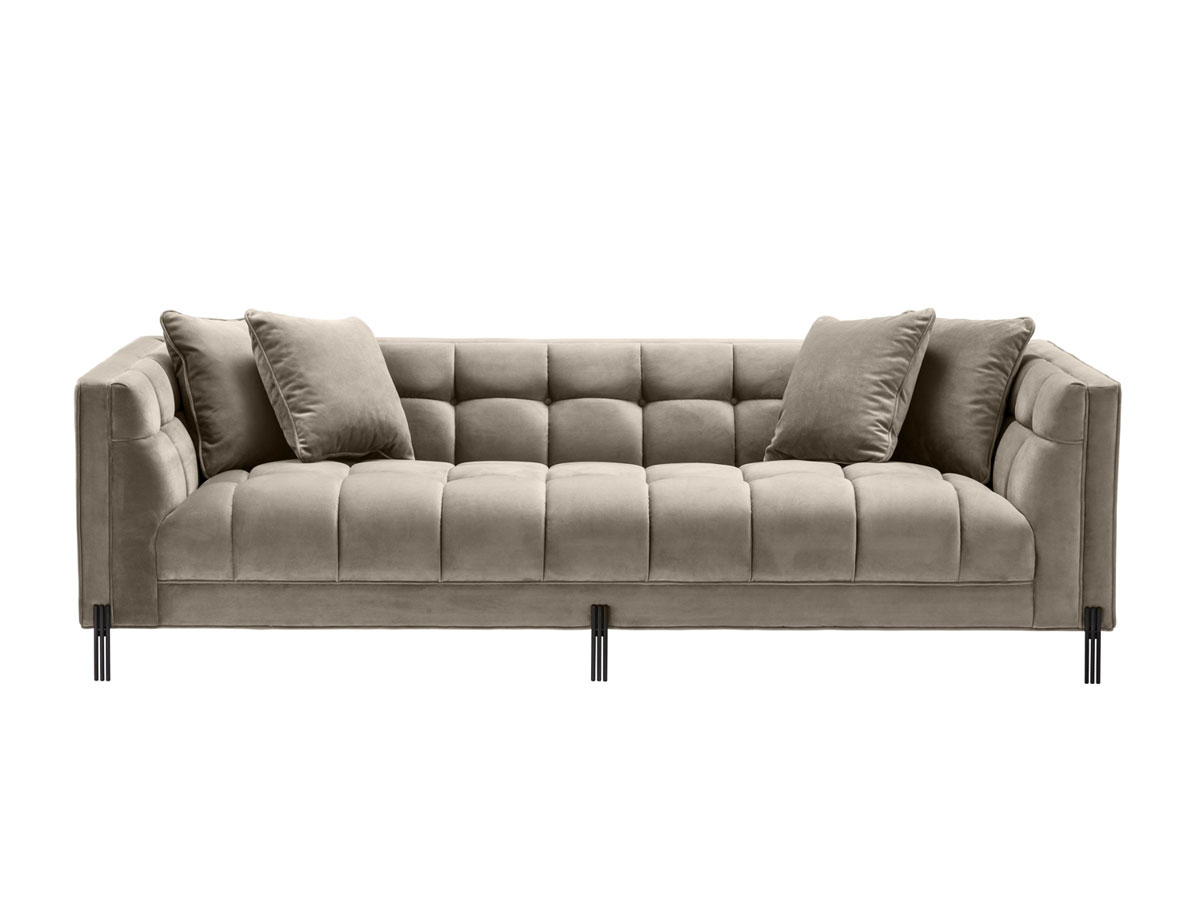 Eichholtz Sienna Sofa Savona Greige Velvet