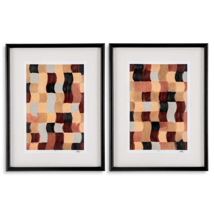 Eichholtz Sun Baked Mosaic Print Set Of 2