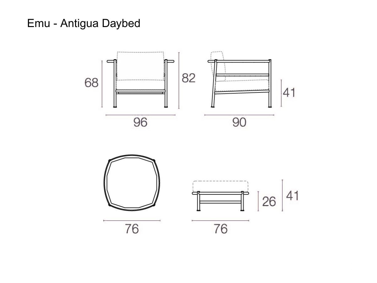 Emu Antigua Daybed