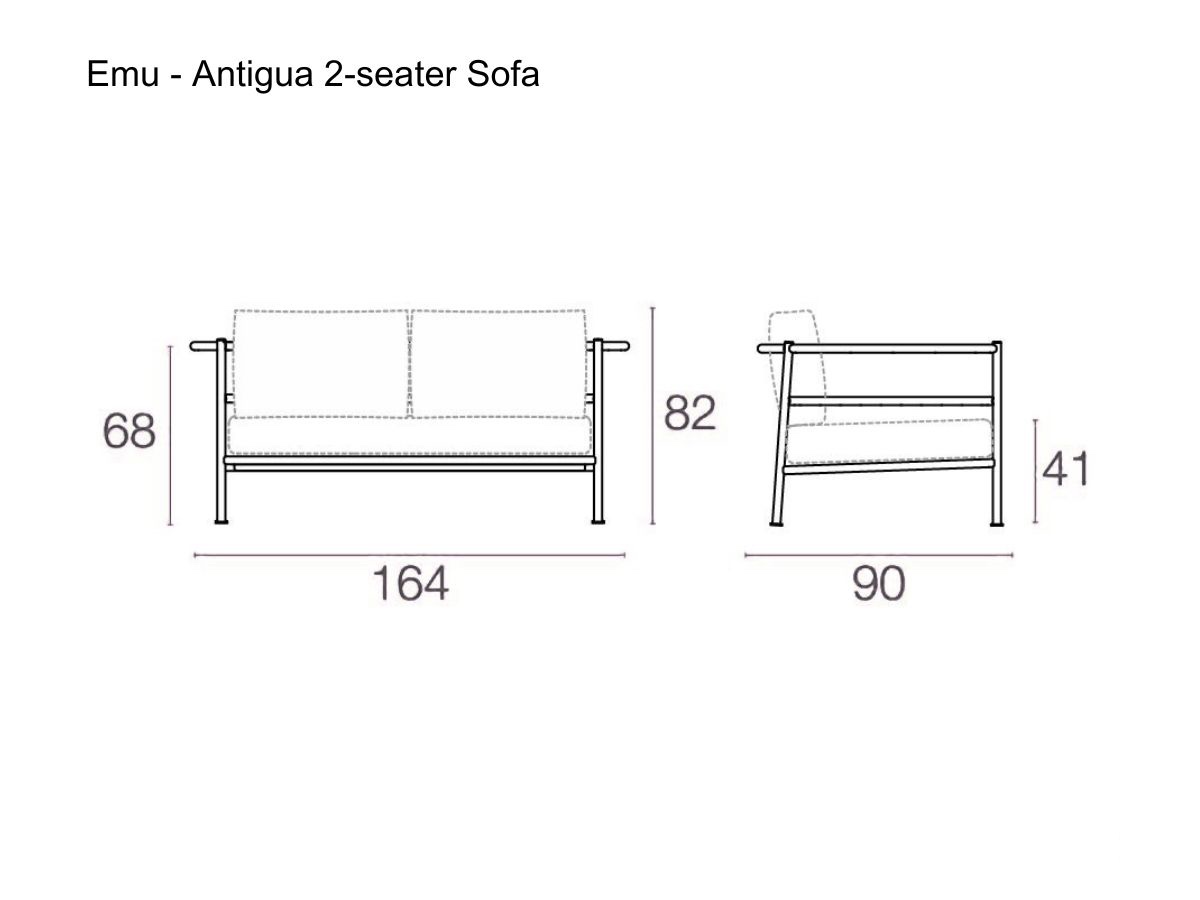 Emu Antigua 2 Seater Sofa