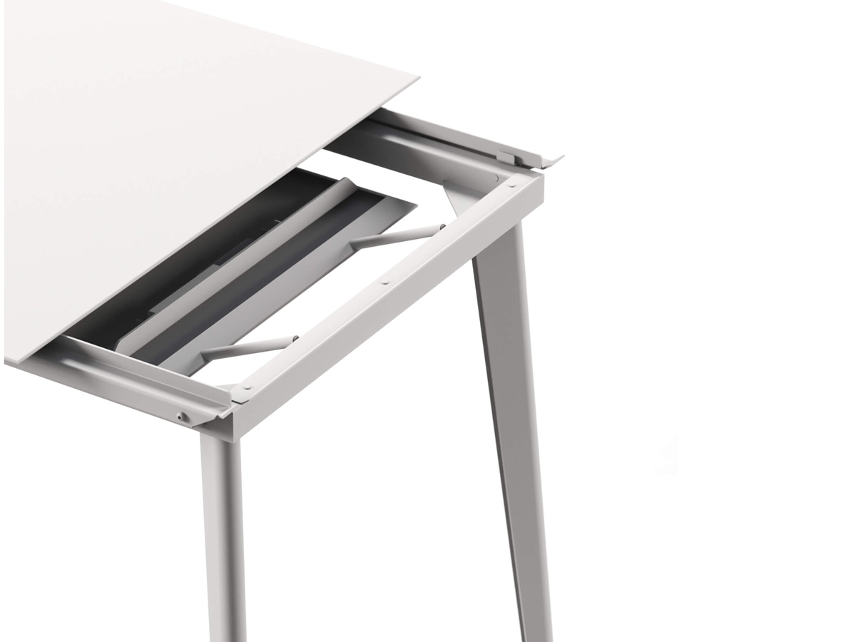 Emu Balcony Extensible Table White