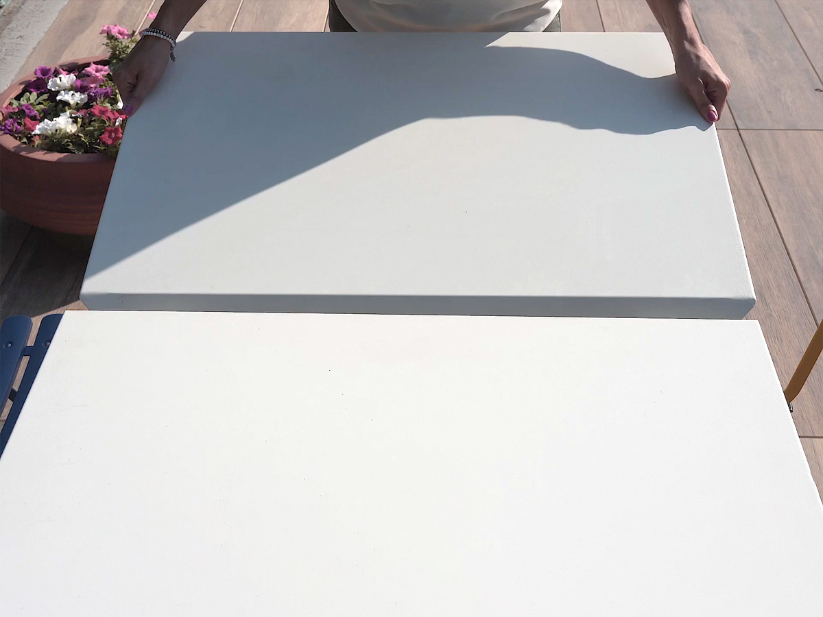 Emu Balcony Extensible Table White