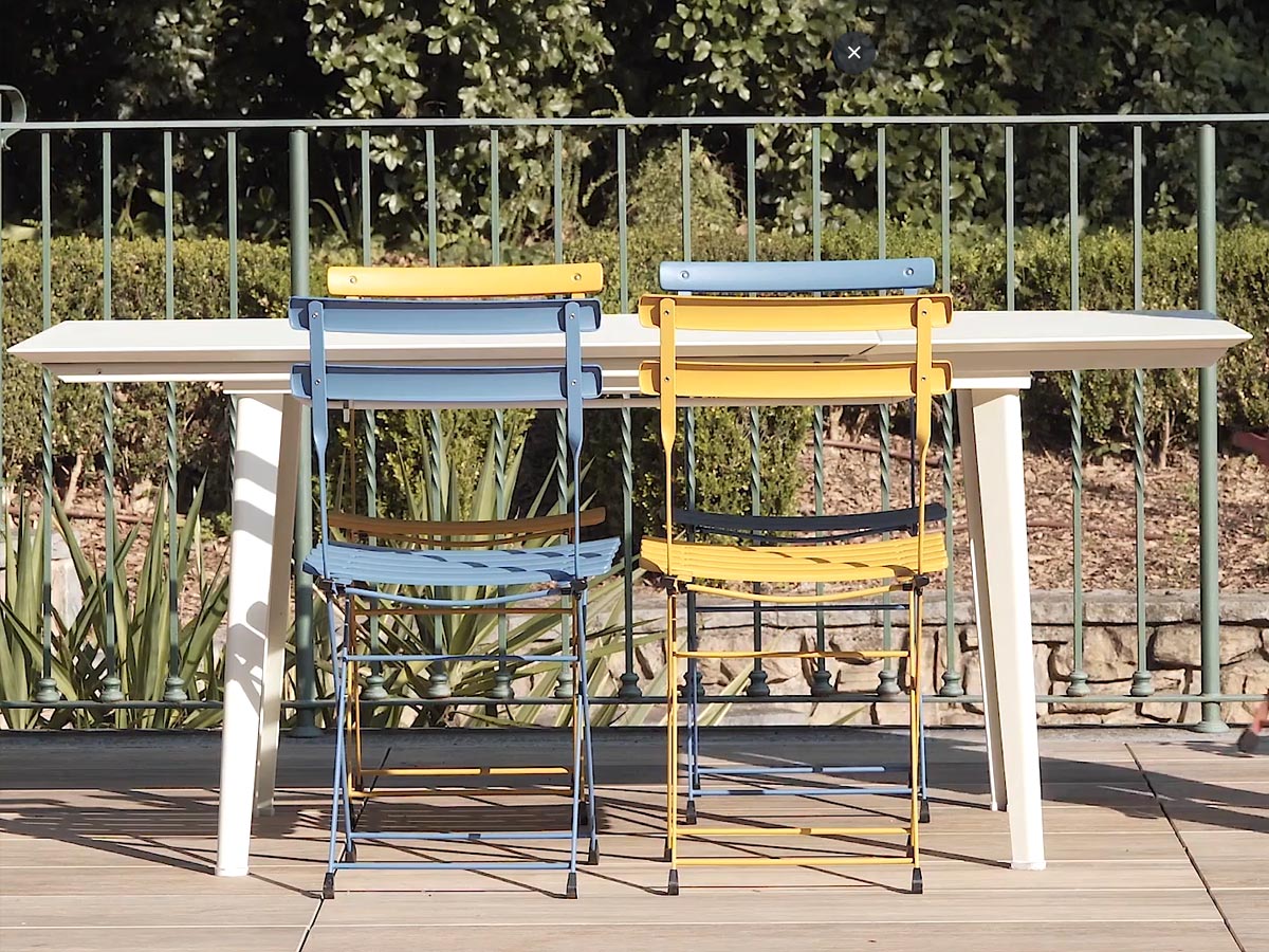 Emu Balcony Extensible Table White
