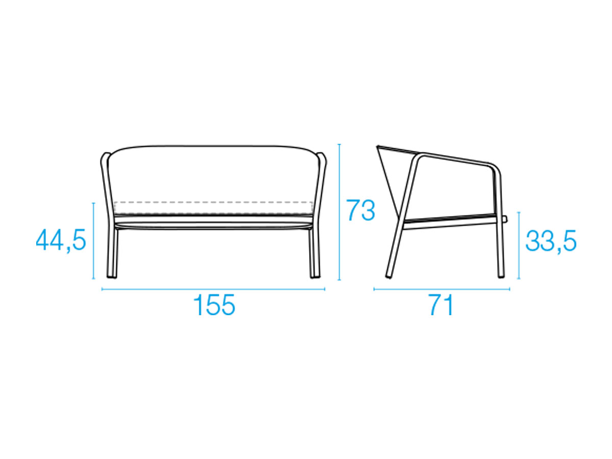 Emu Carousel 2 Seater Sofa 1219