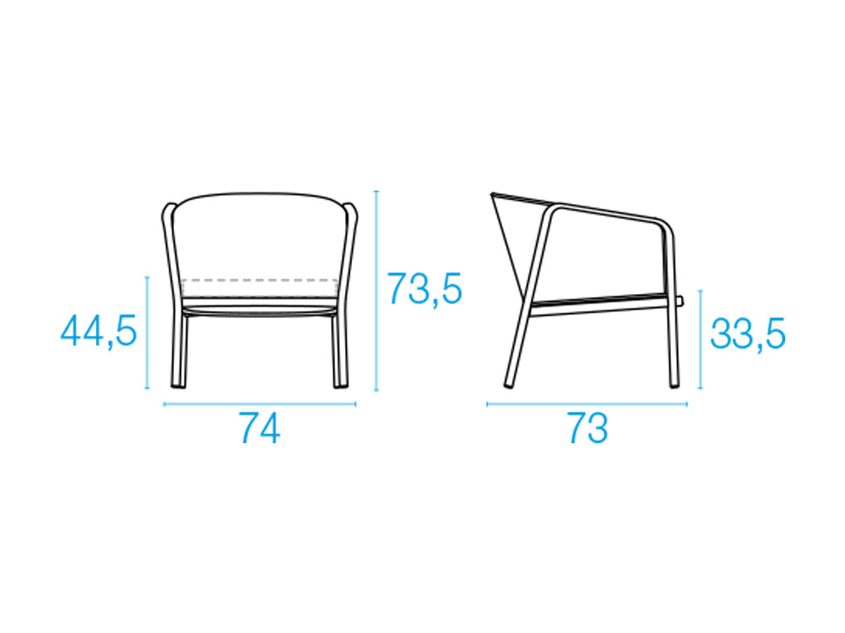 Emu Carousel Lounge Chair 1216