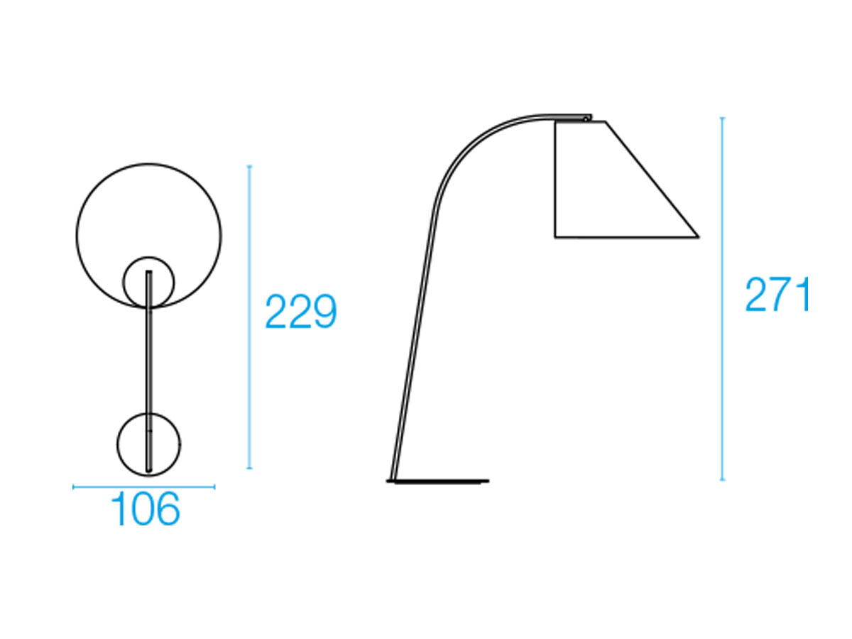 Emu Cone Outdoor Floor Lamp