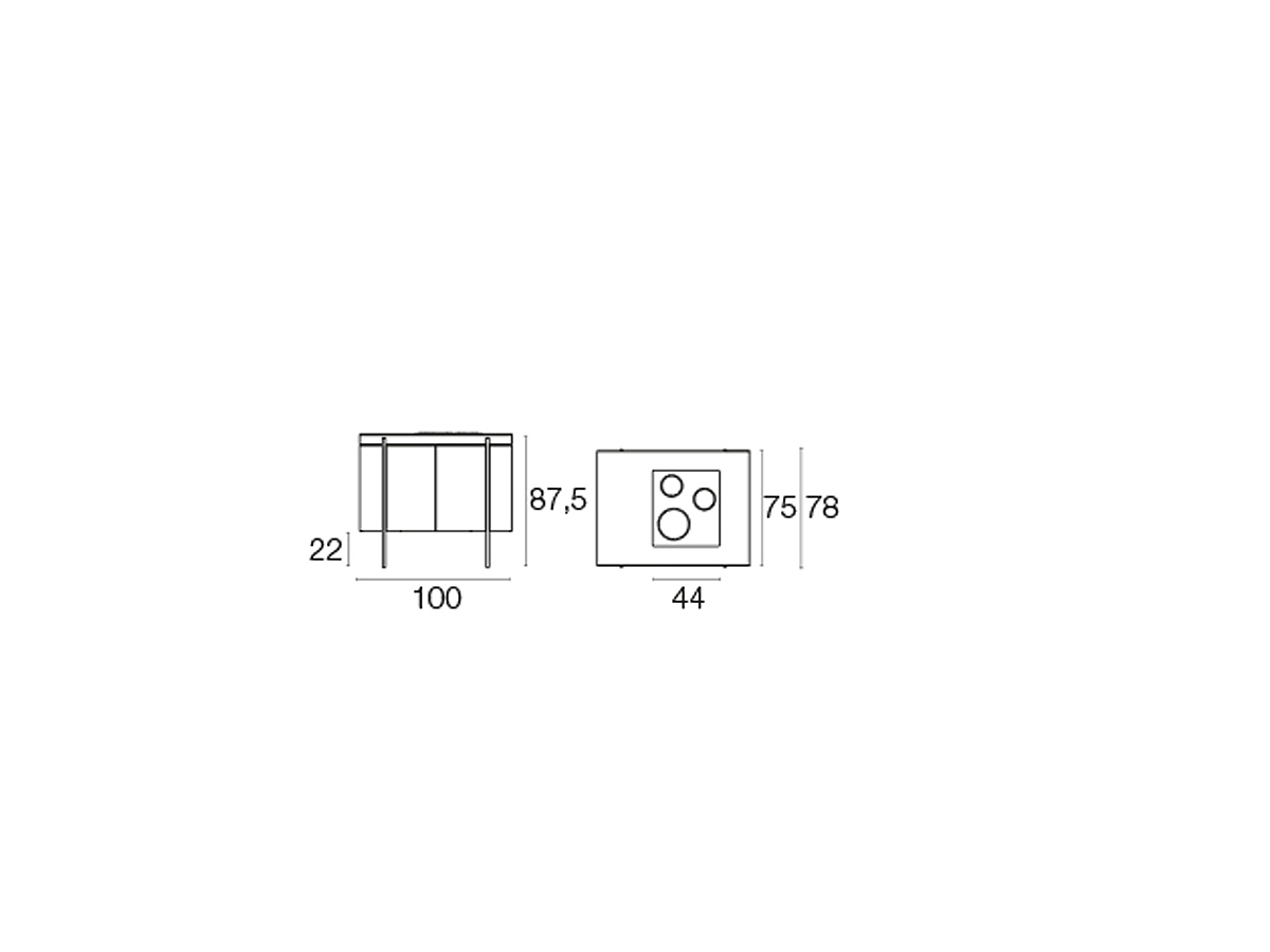 Emu Emily Outdoor Cooking System Cooktop Closed Module