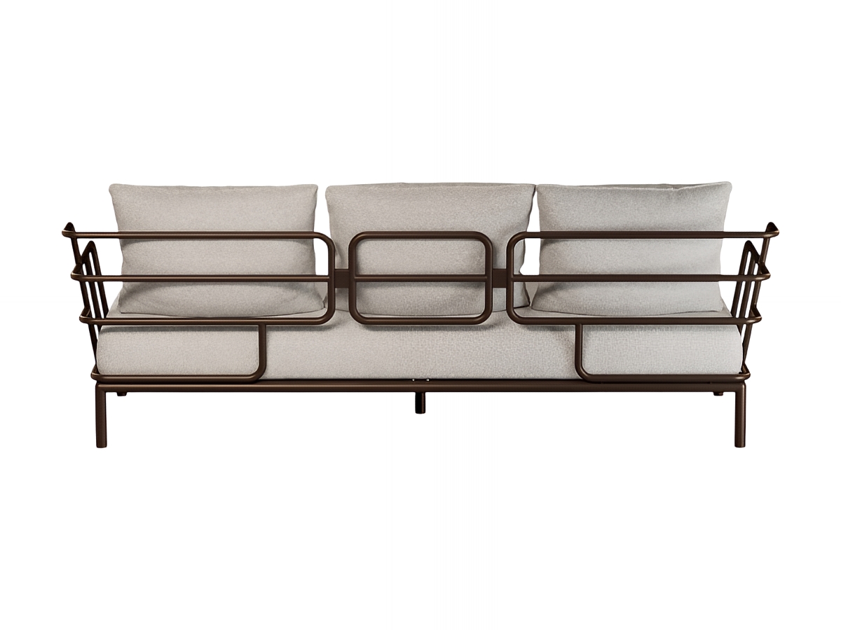 Emu Saint Martin 3 Seater Sofa Steel