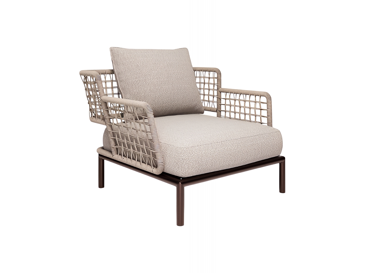 Emu Saint Martin Armchair Steel And Wicker Weave