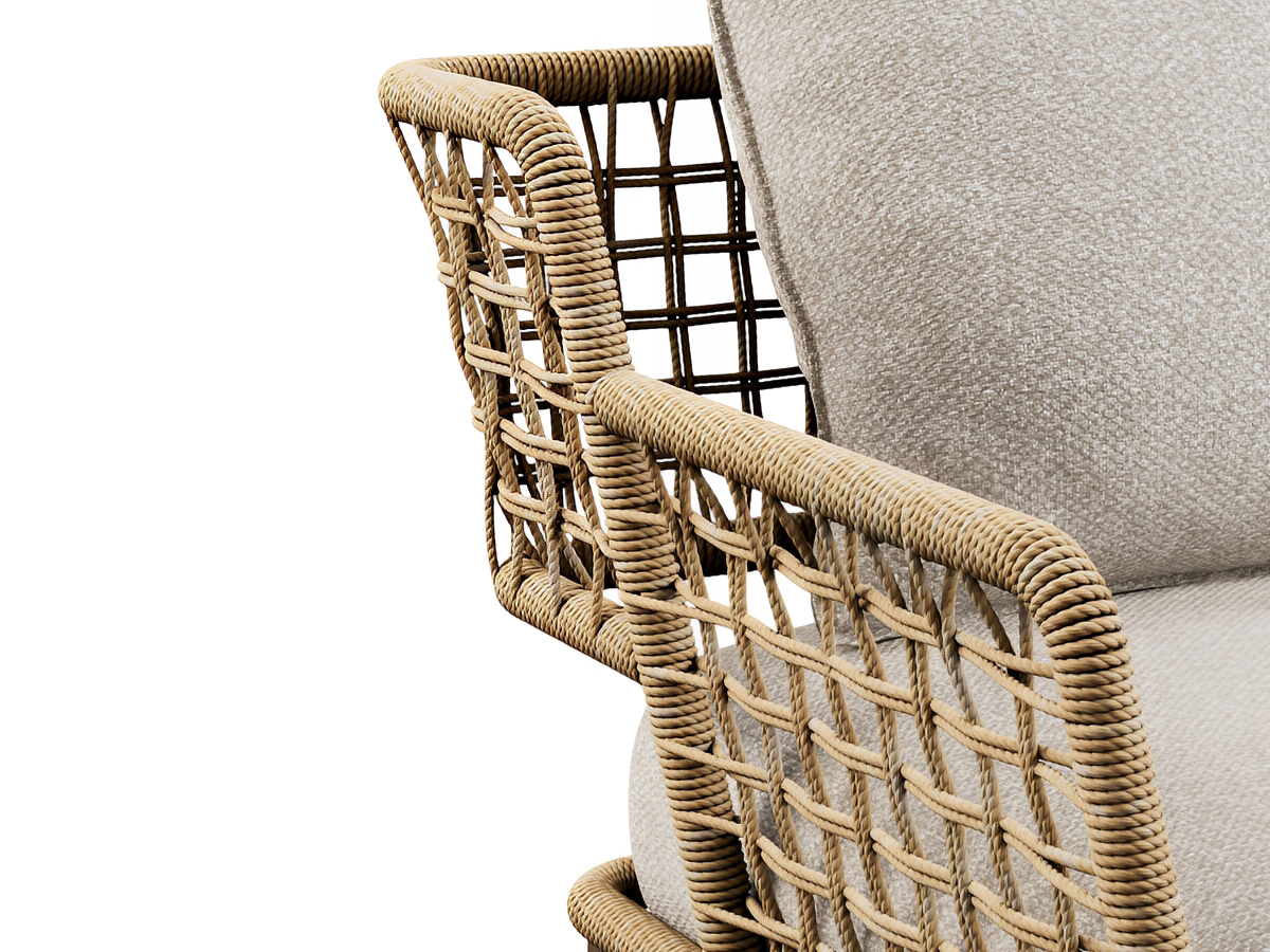 Emu Saint Martin Armchair Steel And Wicker Weave