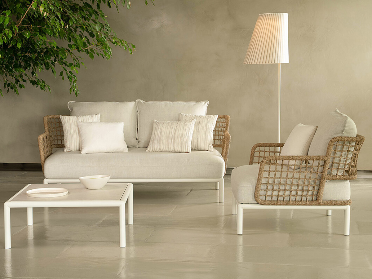 Emu Saint Martin Armchair Steel And Wicker Weave
