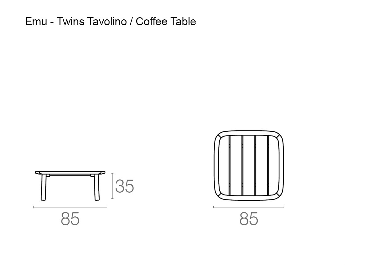 Emu Twins Coffee Table